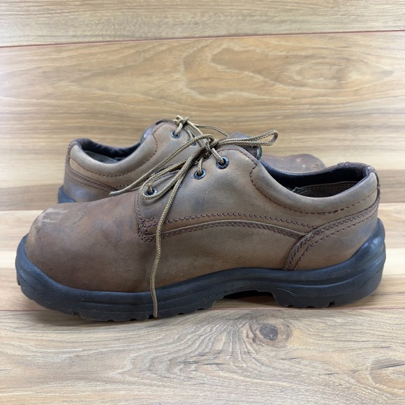 Red Wing Metguard Comp Toe Mens Oxfords 10.5 D Brown Nubuck Leather 4479 - Picture 6 of 11